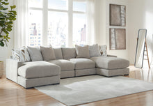 Load image into Gallery viewer, Aslan Court - 4-Piece Sofa Pit Sectional - Pebble