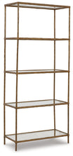 Load image into Gallery viewer, Ryandale - Bookcase - Antique Brass Finish