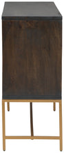 Load image into Gallery viewer, Elinmore - Accent Cabinet - Brown / Gold Finish