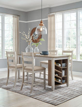 Load image into Gallery viewer, Skempton - Rectangular Counter Table With Storage - White