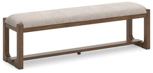 Load image into Gallery viewer, Cabalynn - Large Uph Dining Room Bench - Oatmeal / Light Brown