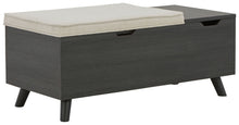 Load image into Gallery viewer, Yarlow - Storage Bench - Dark Gray