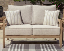 Load image into Gallery viewer, Hallow Creek - Loveseat With Cushion - Driftwood