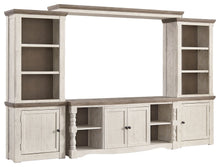 Load image into Gallery viewer, Havalance - 4 Pc. - Entertainment Center - 67" TV Stand - Brown / Beige