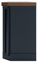 Load image into Gallery viewer, Landocken - XL TV Stand W/Fireplace Option - Brown / Blue