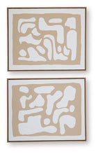 Load image into Gallery viewer, Waldett - Wall Art Set (Set of 2) - Beige / White