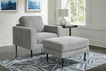 Load image into Gallery viewer, Hazela - 2 Pc. - Chair, Ottoman - Charcoal