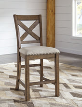 Load image into Gallery viewer, Moriville - Upholstered Barstool (Set of 2) - Beige