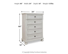 Load image into Gallery viewer, Robbinsdale - Five Drawer Chest - Youth - Antique White