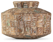 Load image into Gallery viewer, Meltland - Vase - Square - Natural / Black