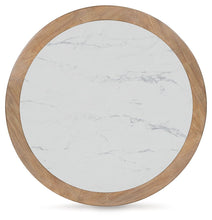 Load image into Gallery viewer, Camdill - Round Cocktail Table - Light Brown / White