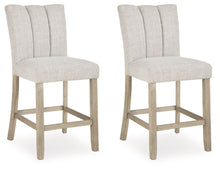 Load image into Gallery viewer, Larawyn - Upholstered Barstool (Set of 2) - Bisque