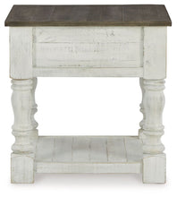 Load image into Gallery viewer, Havalance - Square End Table - White / Gray