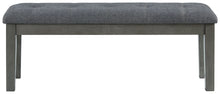 Load image into Gallery viewer, Hallanden - Large UPH Dining Room Bench - Black / Gray