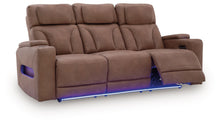 Load image into Gallery viewer, Clean-Slate - Power Reclining Sofa / Adj Headrest - Caramel