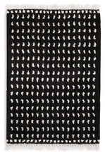 Load image into Gallery viewer, Minston - 5' x 7' Rug - Black / White
