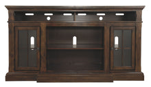 Load image into Gallery viewer, Roddinton - XL TV Stand w/Fireplace Option - Dark Brown