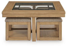 Load image into Gallery viewer, Wittenmyer - Cocktail Table With 4 Stools (Set of 5) - Natural / Black