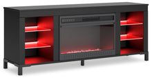 Load image into Gallery viewer, Cayberry - TV Stand With Fireplace - Black