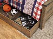 Load image into Gallery viewer, Trinell - Twin Bookcase Bed With 1 Large Storage Drawer - Brown