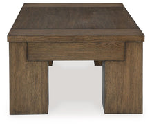 Load image into Gallery viewer, Rosswain - Lift Top Cocktail Table - Warm Brown
