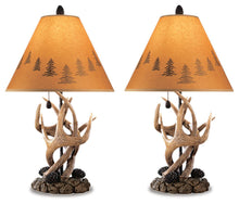 Load image into Gallery viewer, Derek - Poly Table Lamp (Set of 2) - Brown