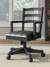 Load image into Gallery viewer, Wildenauer - Home Office Swivel Desk Chair - Brown / Black
