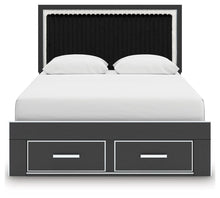 Load image into Gallery viewer, Zuraleus - Upholstered Panel Platform Storage Bedroom Set