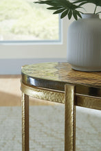 Load image into Gallery viewer, Porterville - Accent Table - Gold Finish