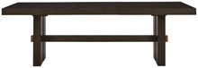 Load image into Gallery viewer, Burkhaus - Rectangular Dining Room Extension Table - Dark Brown