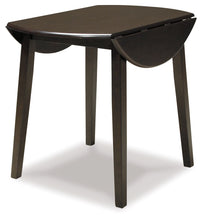 Load image into Gallery viewer, Hammis - Round DRM Drop Leaf Table - Dark Brown