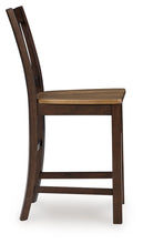 Load image into Gallery viewer, Rylandeen - Barstool (Set of 2) - Light Brown / Dark Brown