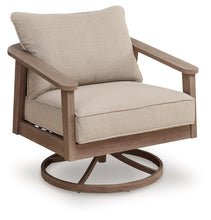 Load image into Gallery viewer, Harmony Headlands - Swivel Lounge With Cushion - Natural / Gray