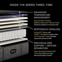 Load image into Gallery viewer, Beautyrest Black - 14.5" Series Three Hybrid Firm Mattress
