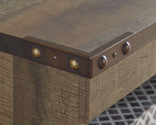 Load image into Gallery viewer, Trinell - 63" TV Stand With Glass/Stone Fireplace Insert - Brown