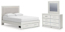 Load image into Gallery viewer, Zuraleus - Upholstered Panel Platform Storage Bedroom Set