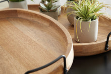 Load image into Gallery viewer, Jocelyne - Tray Set (Set of 2) - Brown / Black