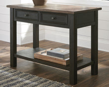 Load image into Gallery viewer, Tyler Creek - Sofa Table - Grayish Brown / Black