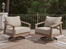 Load image into Gallery viewer, Harmony Headlands - Swivel Lounge With Cushion - Natural / Gray