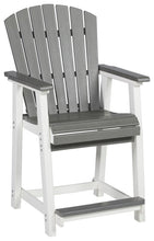 Load image into Gallery viewer, Transville - Barstool (Set of 2) - Gray / White