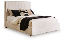 Load image into Gallery viewer, Shoralli - Queen Upholstered Storage Bed - Beige