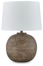 Load image into Gallery viewer, Neavesboro - Metal Table Lamp - Antique Brown / White