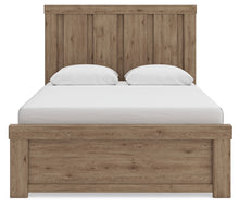 Load image into Gallery viewer, Oliandon - 3 Pc. - Queen Panel Bed, Dresser And Mirror - Light Brown
