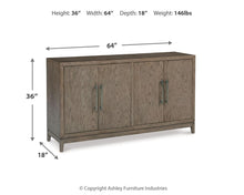 Load image into Gallery viewer, Chrestner - Dining Room Server - Gray