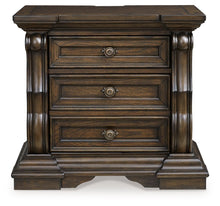 Load image into Gallery viewer, Maylee - Three Drawer Night Stand - Dark Brown