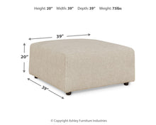 Load image into Gallery viewer, Edenfield - Oversized Accent Ottoman