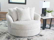 Load image into Gallery viewer, Cuddle Plush - Oversized Swivel Accent Chair - Arctic