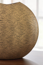 Load image into Gallery viewer, Iansboro - Vase - 11.5" - Antique Gold Finish