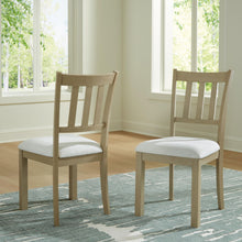 Load image into Gallery viewer, Calmoro - Dining Upholstered Side Chair (Set of 2) - Off White / Gray