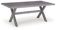 Load image into Gallery viewer, Half Moon Beach - Rectangular Dining Table With Umbrella Option - Gray